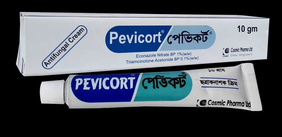 Cream Pevicort 1%+0.1% (10gm) (1 pcs)